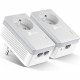 TP-Link TL-PA4025P KIT CPL 600 Mbps avec Prise Intégrée et Ports Ethernet