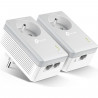 TP-Link TL-PA4025P KIT CPL 600 Mbps avec Prise Intégrée et Ports Ethernet