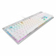Clavier Gaming optique-mécanique - AZERTY - CORSAIR - K70 PRO OPX - Rétroéclairage LED RGB - Blanc (CH-910951A-FR)