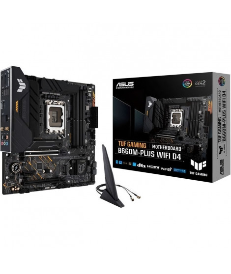 Carte Mere - ASUS - TUF GAMING B660M-PLUS WIFI D4 -  (90MB1930-M0EAY0)