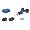 Scie sabre Bosch Professional GSA 18V-LI C + 2 batteries 4,0Ah + L-BOXX - 06016A5006