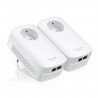 CPL 2000 Mbps - TP-Link TL-PA9025P KIT - Prise CPL avec 2 ports Gigabit avec prise intégrée - Boitier CPL Kit de 2