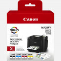 Pack de 4 cartouches d'encre PGI-2500 XL grande capacité Canon - Noir/Cyan/Magenta/Jaune