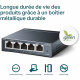 Switch Ethernet Gigabit - TP-LINK - 10/100/1000 Mbps - 5 ports RJ45 metallique - Switch RJ45 - TL-SG105
