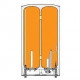 Chauffe-eau électrique FERROLI TITANO TWIN 30L - Plat - Multiposition - Blanc