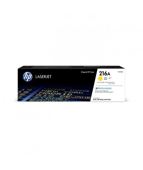 TONER HP 216 (W2412A) jaune - cartouche authentique pour imprimantes HP Color LaserJet Pro MFP M182/ M183