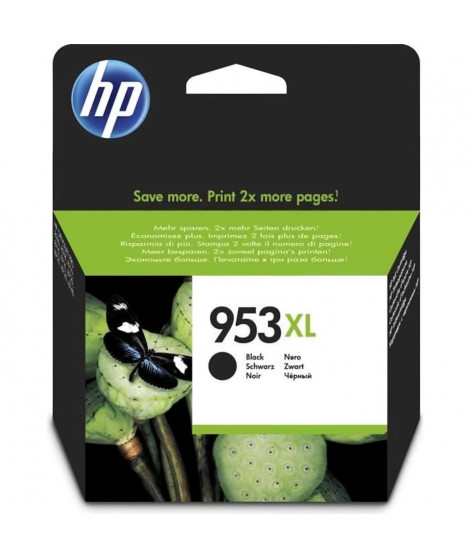 HP 953XL Cartouche d'encre noire grande capacité authentique (L0S70AE) pour HP OfficeJet Pro 8710/8715/8720