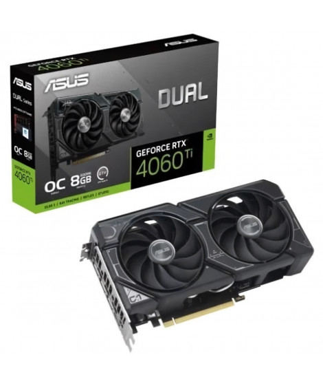 ASUS - Carte Graphique - DUAL-RTX4060TI-O8G