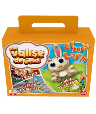 Valisette Multi Jeux 3-Chop Lapin Voyage GOLIATH