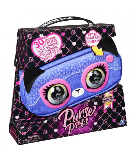 Purse Pets - Sac Ceinture Guépard - 30 Sons et Réactions - Des 5 ans