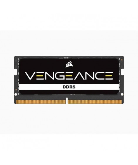 Mémoire RAM - CORSAIR - Vengeance DDR5 - 16GB 1x16GB SODIMM - 4800 MHz - 1,1V - Noir (CMSX16GX5M1A4800C40)