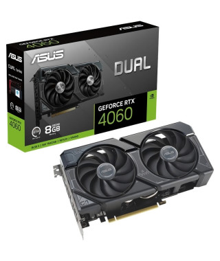 Carte graphique GeForce ASUS RTX 4060 DUAL OC 8Go