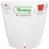 RIVIERA Pot rond Eva New en plastique - Ø 31 cm - 14,5 L - Blanc