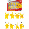 Bandai - Pokémon - 8 Figurines Battle - Pack de 8 Figurines Pikachu - JW2604