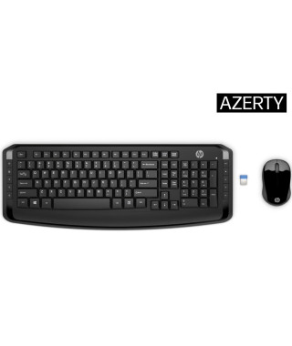 Clavier et souris sans fil 300 HP FR