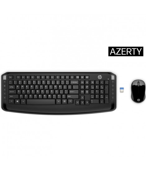 Clavier et souris sans fil 300 HP FR