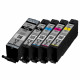CANON Pack de 5 cartouches d'encre PGI-580 / CLI-581 PGBK/Noir/Cyan/Magenta/Jaune