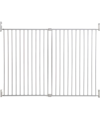 Dreambaby Barriere de sécurité Broadway Gro-Gate Extra-Large et Extra-Grande (pour 76 - 134 cm), blanc