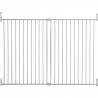 Dreambaby Barriere de sécurité Broadway Gro-Gate Extra-Large et Extra-Grande (pour 76 - 134 cm), blanc