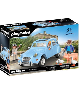 PLAYMOBIL - 70640 - Citroën 2CV - Véhicule miniature - Blanc - 5 ans et plus