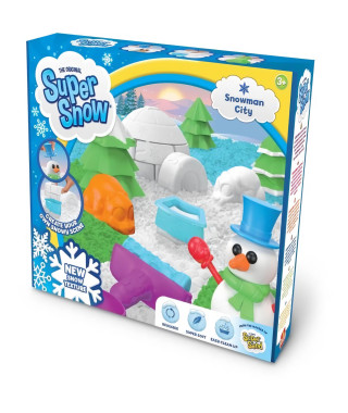 Super Snow Man City - loisir créatif - sable a modeler - GOLIATH