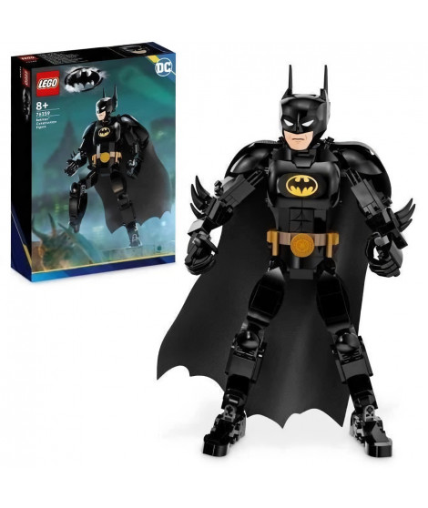 LEGO DC 76259 La Figurine de Batman, Jouet de Super-héros avec Cape, Basé sur le film Batman 1989
