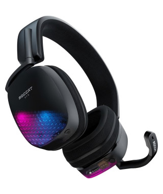 Casque-Micro Gaming ROCCAT Syn Max Air Sans Fil Multiplateforme Noir