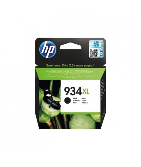 HP 934XL Cartouche d'encre noire grande capacité authentique (C2P23AE) pour HP OfficeJet 6230/6820/6830