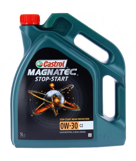 Huile moteur - CASTROL - Magnatec S 0W-30 C2 - 5L