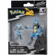 Pokémon - Pack évolution Riolu (5 cm) & Lucario (10 cm) - BANDAI