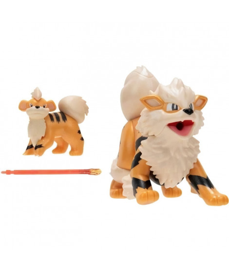 Pokémon - Pack évolution Caninos (5 cm) & Arcanin (10 cm) - BANDAI