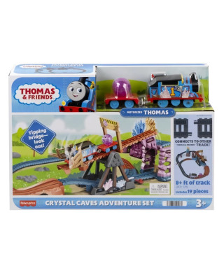 FisherPrice - THOMAS AND FRIENDS TRACKMSTR - AVENTURES GROTTE DE CRISTAL - jouet 1er age d'éveil - 3 ans et +