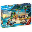 PLAYMOBIL - 70962 - Pirate - Ilôt des pirates - Aventure île au trésor
