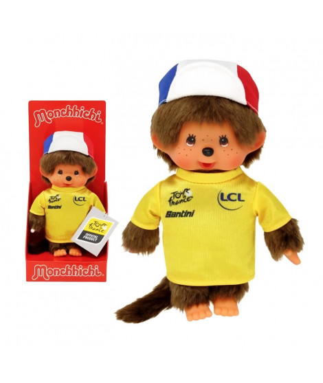 Peluche Monchhichi Tour de France - 20 cm - BANDAI