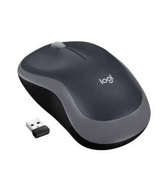 LOGITECH - Souris sans fil optique - M185 - Gris