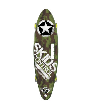 STAMP Skateboard 24 x 7 avec poignée Skids Control Military