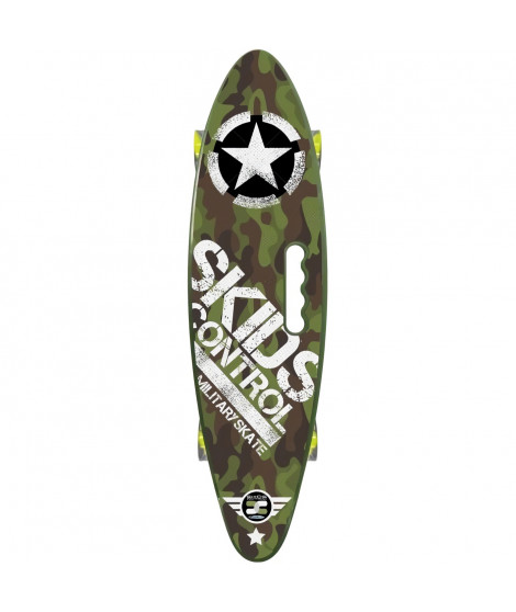 STAMP Skateboard 24 x 7 avec poignée Skids Control Military