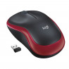 LOGITECH - Souris sans fil optique - M185 Rouge