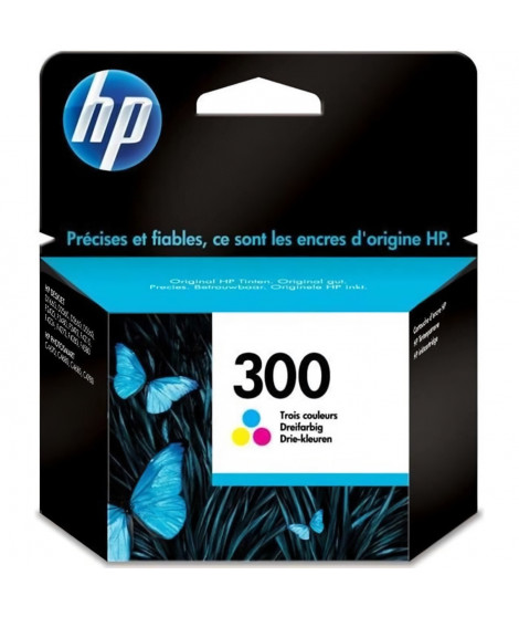 HP 300 Cartouche d'encre trois couleurs authentique (CC643EE) pour HP DeskJet F4580 et HP Photosmart C4680/C4795