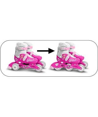 STAMP - Patins en ligne deux en un 3 Roues - Barbie