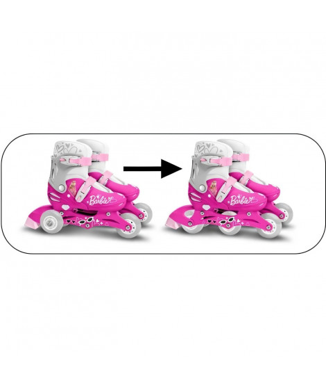 STAMP - Patins en ligne deux en un 3 Roues - Barbie