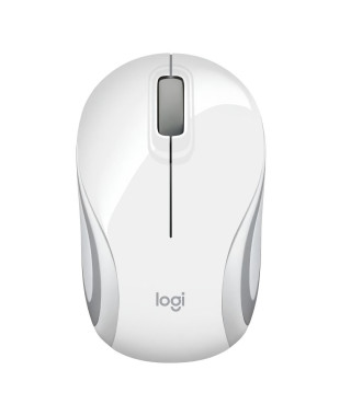 LOGITECH -  Souris mini sans fil optique M187 - Blanc