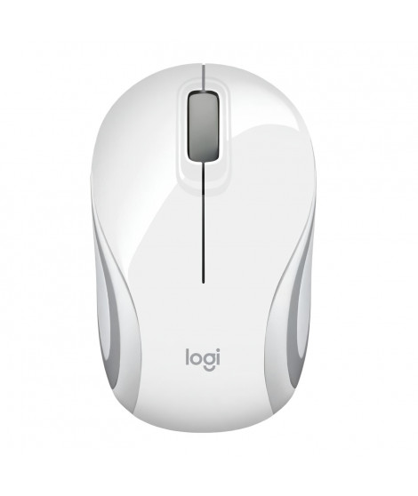 LOGITECH -  Souris mini sans fil optique M187 - Blanc