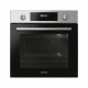 Four encastrable pyrolyse - chaleur pulsée ROSIERES RFC3O5879INP - noir - porte froide - Classe A