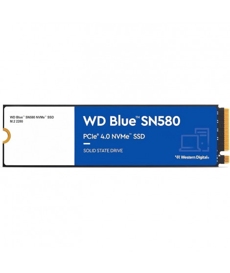 WESTERN DIGITAL - SN580 - Disque SSD interne  - NVME - 500Go