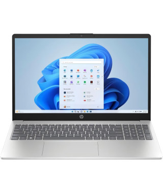 PC Portable HP 15-fc0071nf - 15,6 FHD - Ryzen 5-7520U - RAM 16Go - Stockage 512Go SSD - Windows 11 - AZERTY