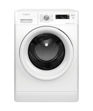 Lave-linge hublot WHIRLPOOL FFSPL9258WFR Freshcare - 9 kg - Induction - L60cm - 1200 trs/min - Blanc