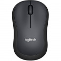 LOGITECH Souris Silencieuse M220 Silent - Sans Fil - Gris/Noir