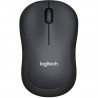 LOGITECH Souris Silencieuse M220 Silent - Sans Fil - Gris/Noir