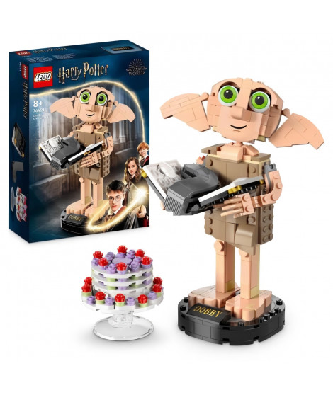 LEGO Harry Potter 76421 Dobby l'Elfe de Maison, Jouet de Figurine de Personnage, Cadeau